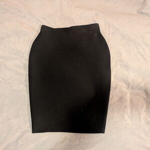 Black Body Con Office Siren Pencil Skirt